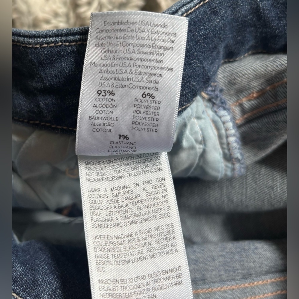 MOTHER Denim The Looker Ankle Fray in Girl Crush Wash, Size 24 - Picture 8 of 11